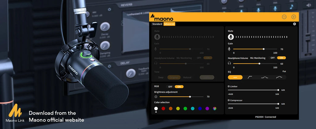 BRR × Maono PD200X Broadcast Mic