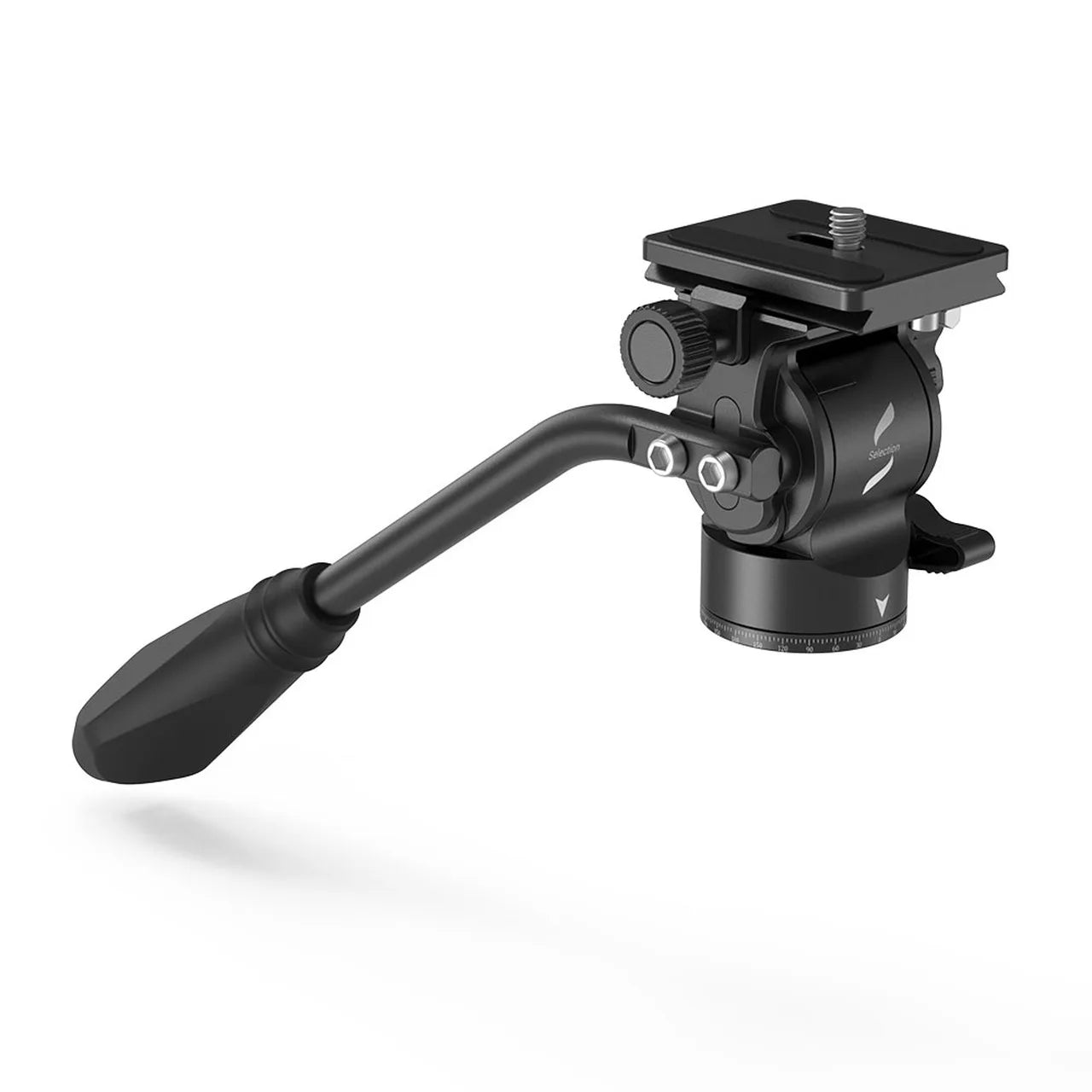 SmallRig Selection Compact Fluid Head Tilted +90°-55° and Swiveled 360° Multi-angle Shooting for Video shooting Base for Tripod