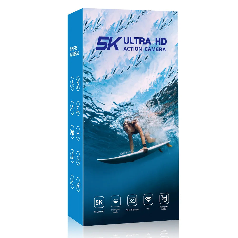BRR HyperCam 5K Action Camera