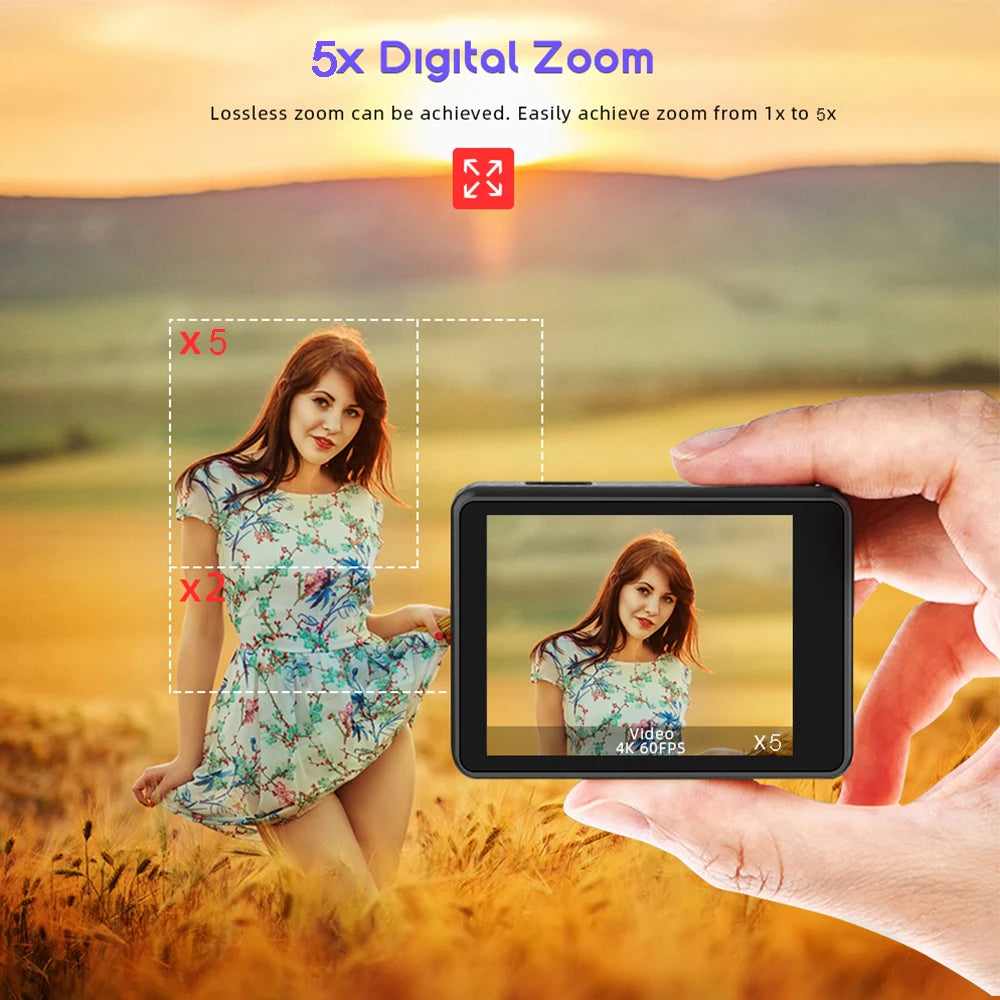 BRR HyperCam 5K Action Camera