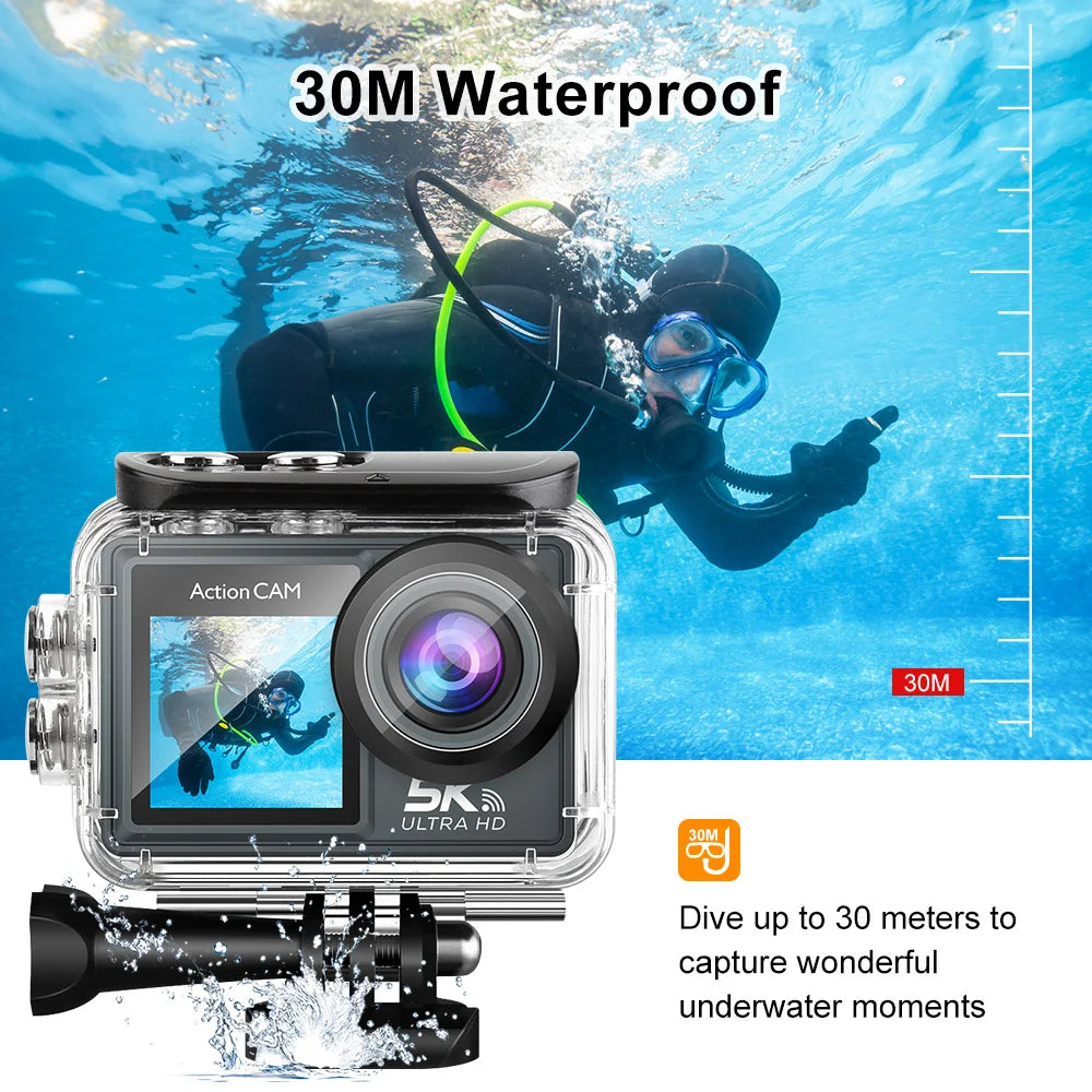 BRR HyperCam 5K Action Camera