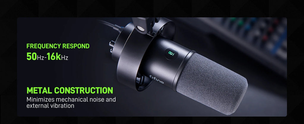 BRR × FIFINE K688 Broadcast Mic