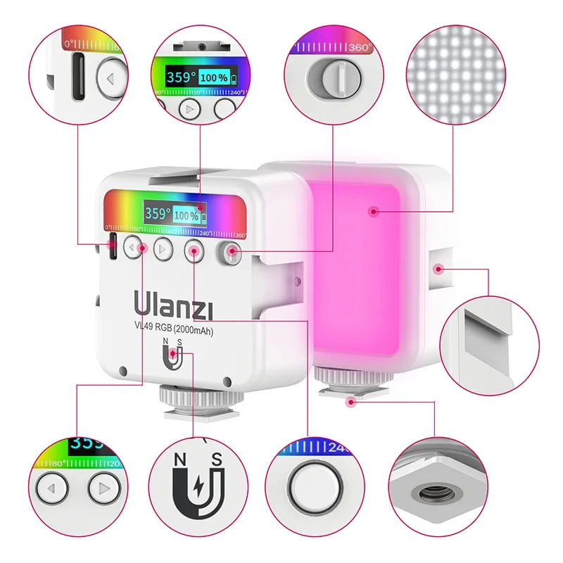 BRR × Ulanzi VL49 RGB Creator Light