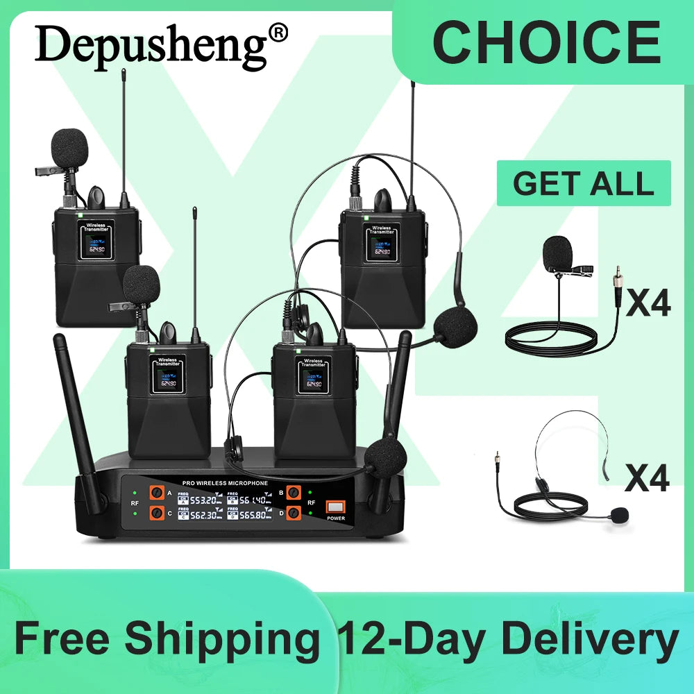 BRR × Depusheng X4 Wireless Lav System