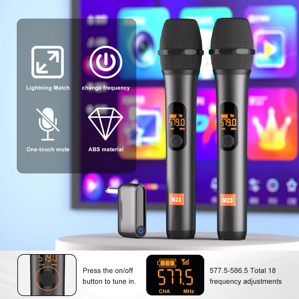 BRR × G-MARK M23 Dual UHF Mic System