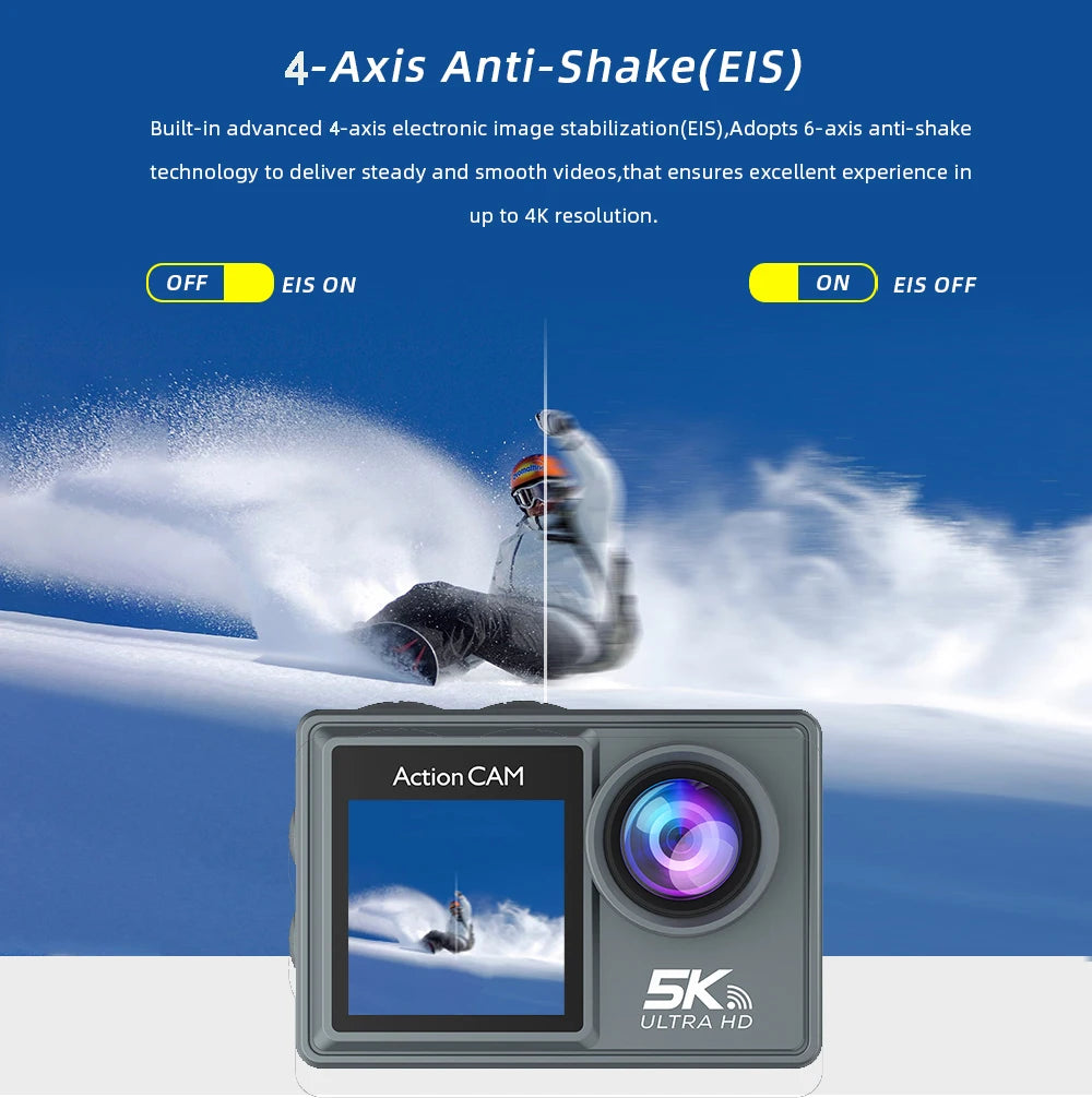 BRR HyperCam 5K Action Camera