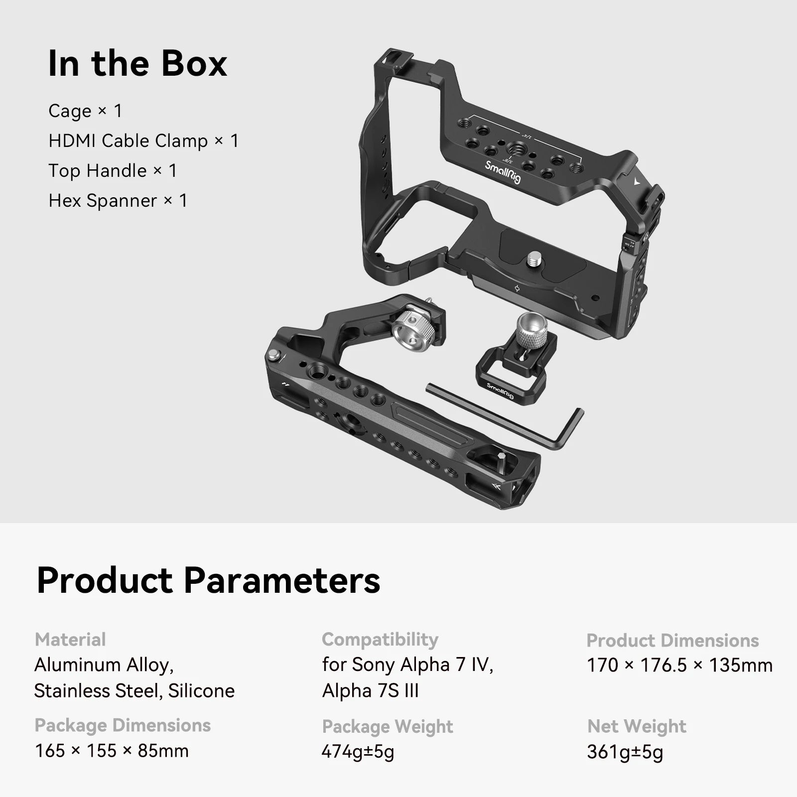 BRR × SmallRig A7 IV Advanced Creator Cage