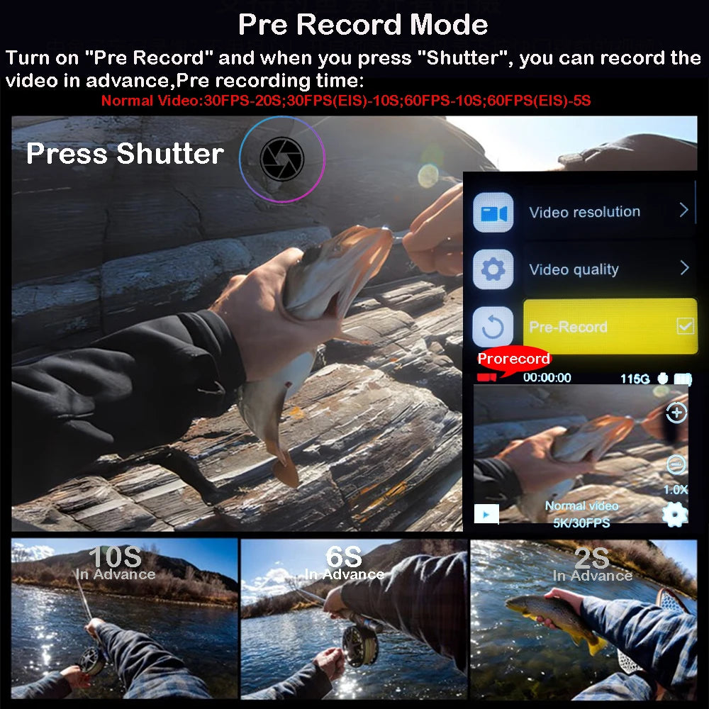 BRR HyperCam 5K Action Camera