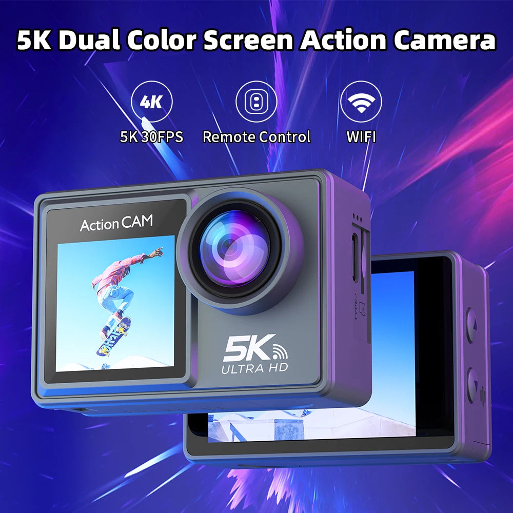 BRR HyperCam 5K Action Camera