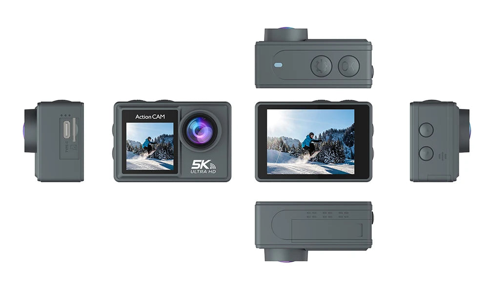BRR HyperCam 5K Action Camera