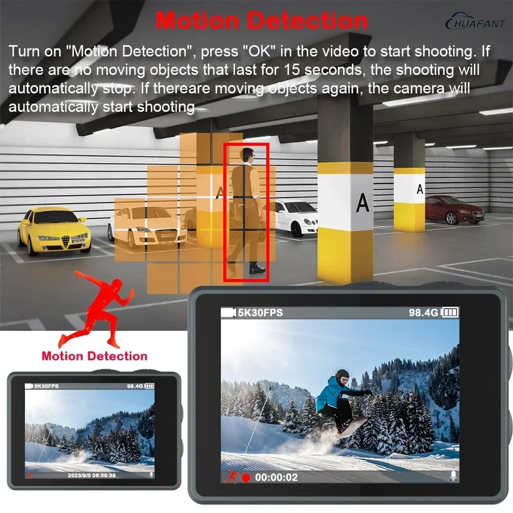 BRR HyperCam 5K Action Camera