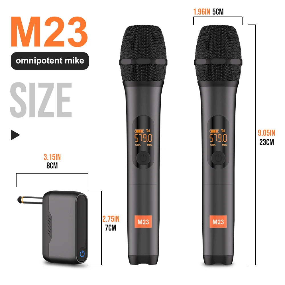 BRR × G-MARK M23 Dual UHF Mic System