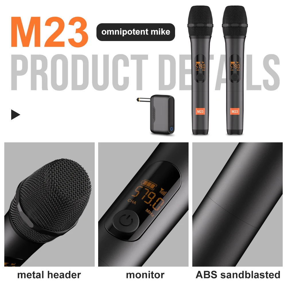 BRR × G-MARK M23 Dual UHF Mic System