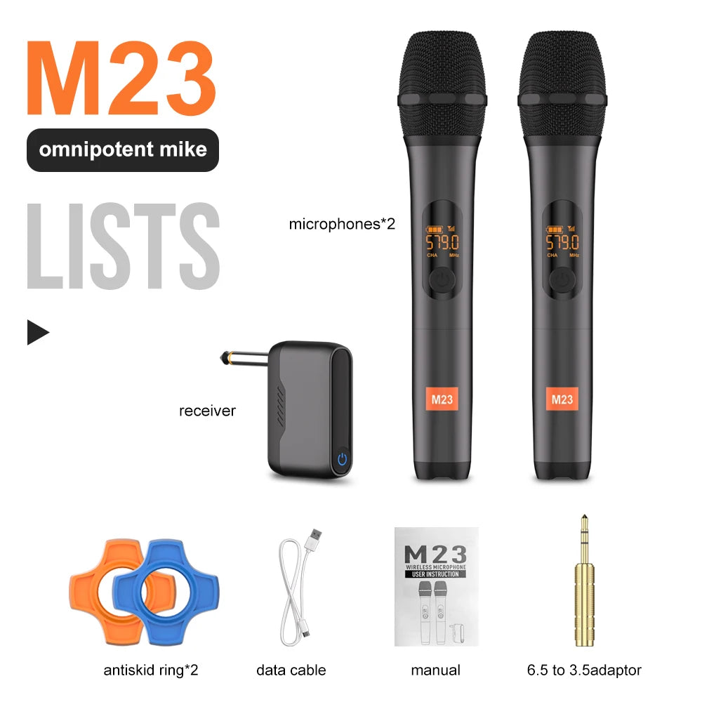 BRR × G-MARK M23 Dual UHF Mic System
