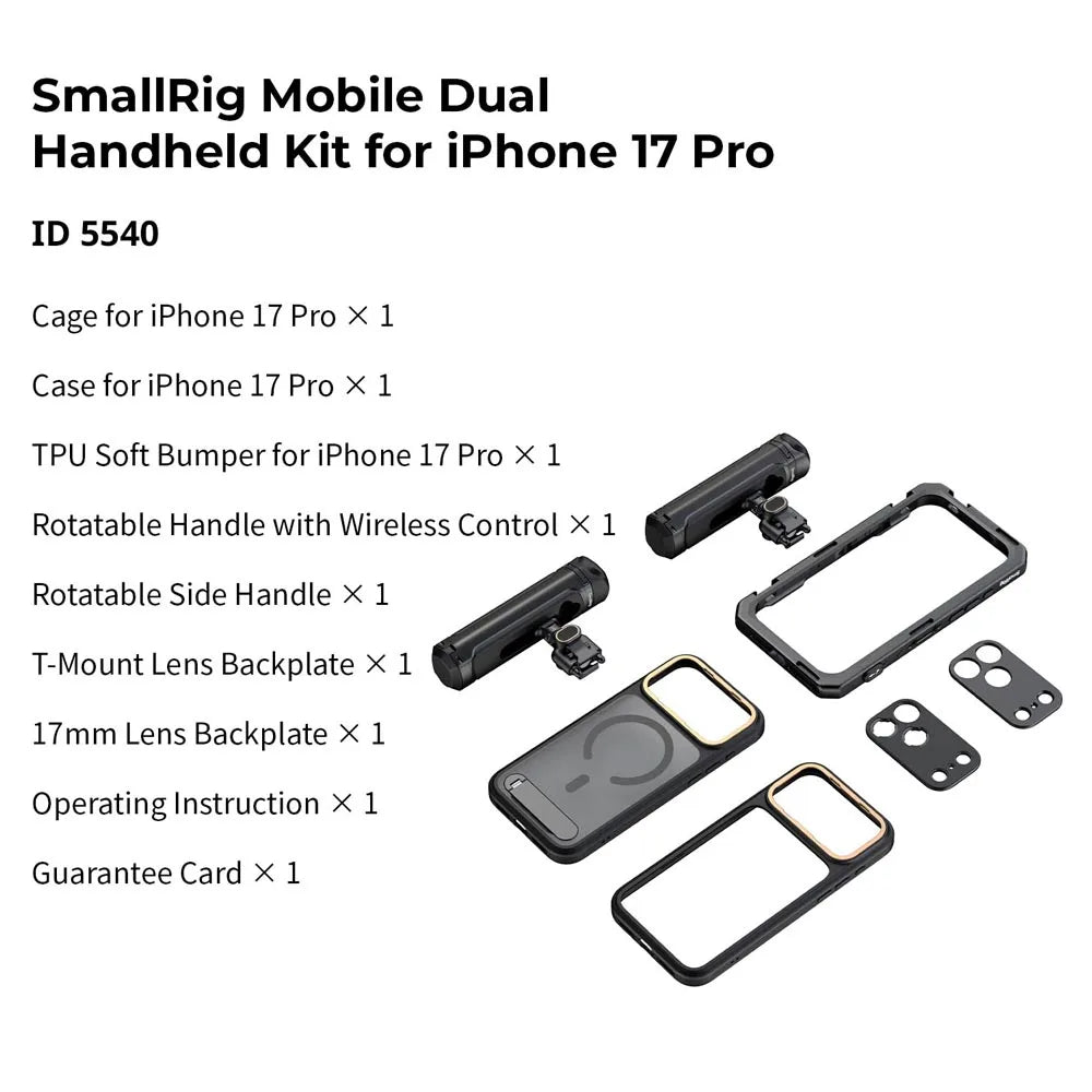 BRR × SmallRig iPhone 17 Pro Creator Cage System