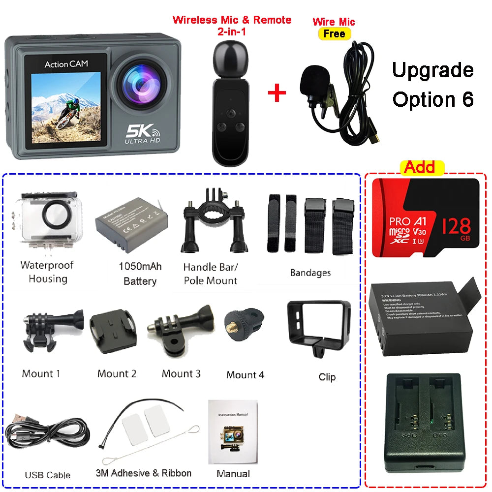 BRR HyperCam 5K Action Camera