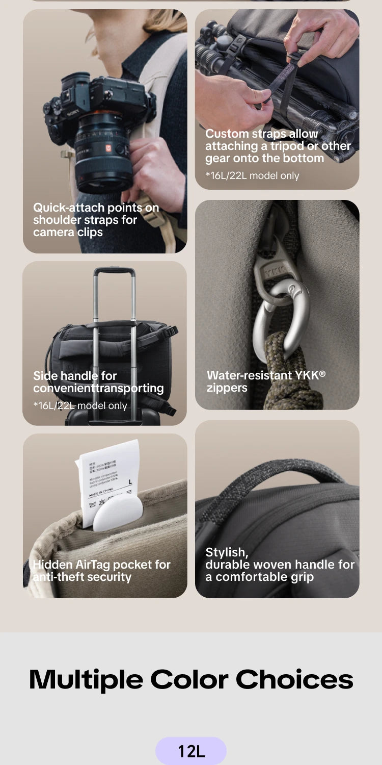 BRR × PGYTECH OneGo Lite Creator Backpack