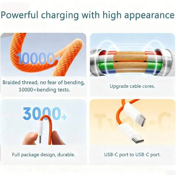 BRR HyperCharge USB-C Braided Cable