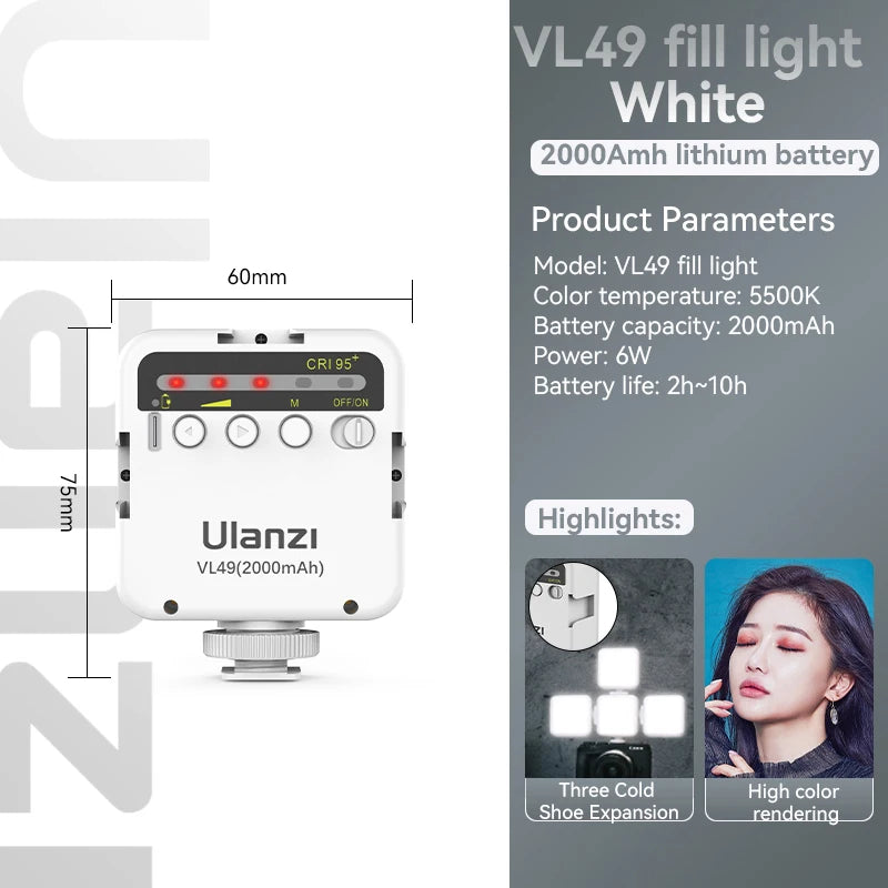 BRR × Ulanzi VL49 Creator Light