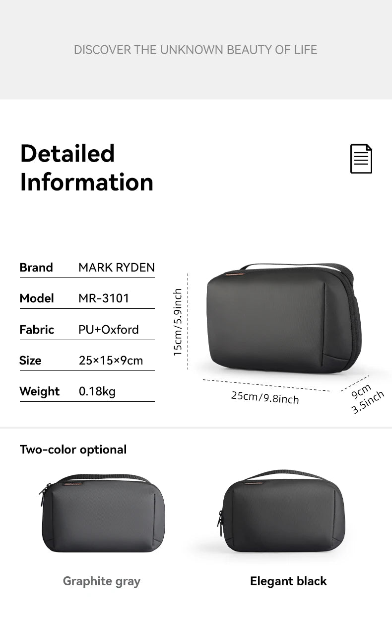BRR TechPouch Travel Organizer