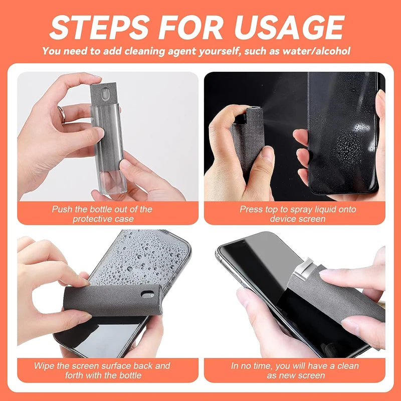 BRR ScreenClean Spray Wipe Kit