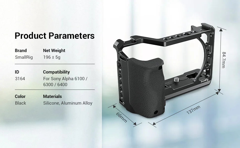 BRR × SmallRig A6400 Creator Cage Kit
