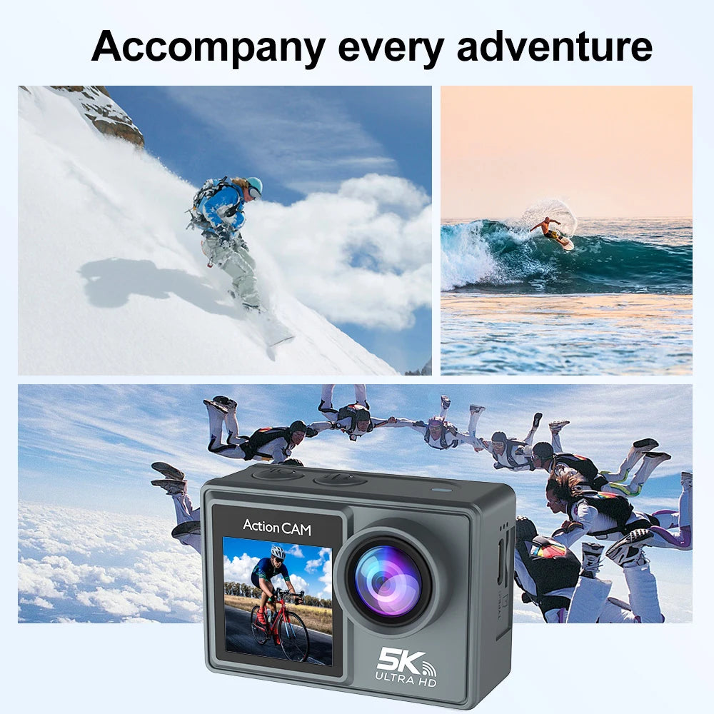 BRR HyperCam 5K Action Camera