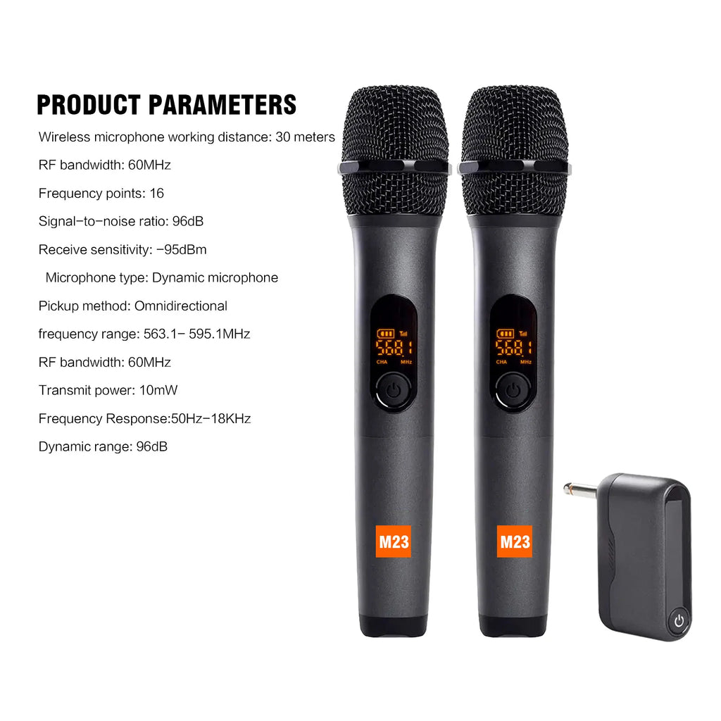 BRR × G-MARK M23 Dual UHF Mic System