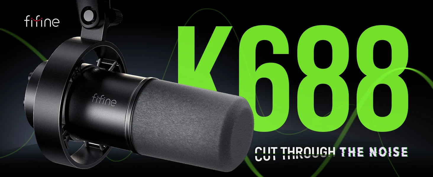 BRR × FIFINE K688 Broadcast Mic