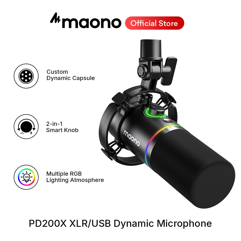 BRR × Maono PD200X Broadcast Mic