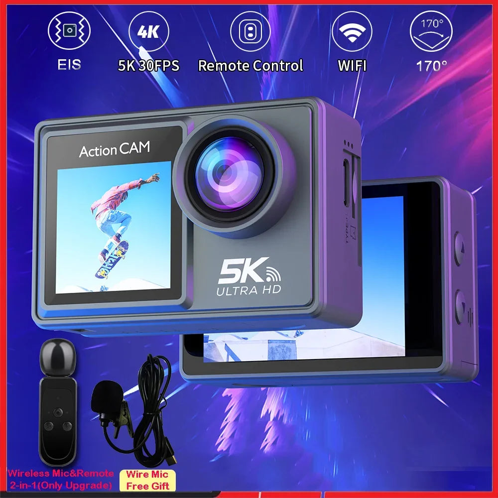 BRR HyperCam 5K Action Camera